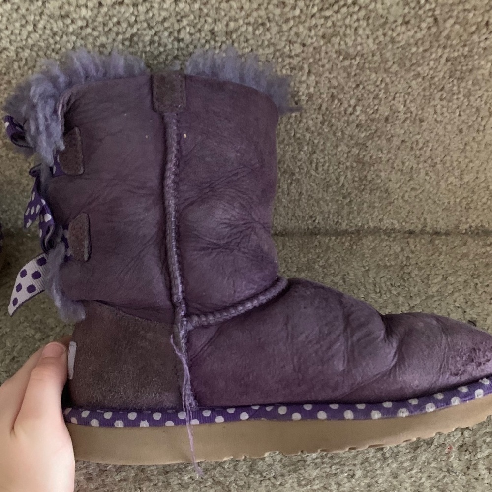 Ugh bailey bow kids boots sz 2